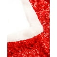 thumbnail image 5 of Toddler Kids Girls Christmas Skirt Outfit Sequined Long Sleeve Red Top Mini Skirt Fall Outfits Set for Girls 1-6 Years, 5 of 9