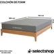 thumbnail image 2 of Colchón Matrimonial En Caja Esponja Foam De Alta Densidad Firmeza Media Suavidad Y Durabilidad Tecnología Híbrida Ortopédico (Gris), 2 of 6