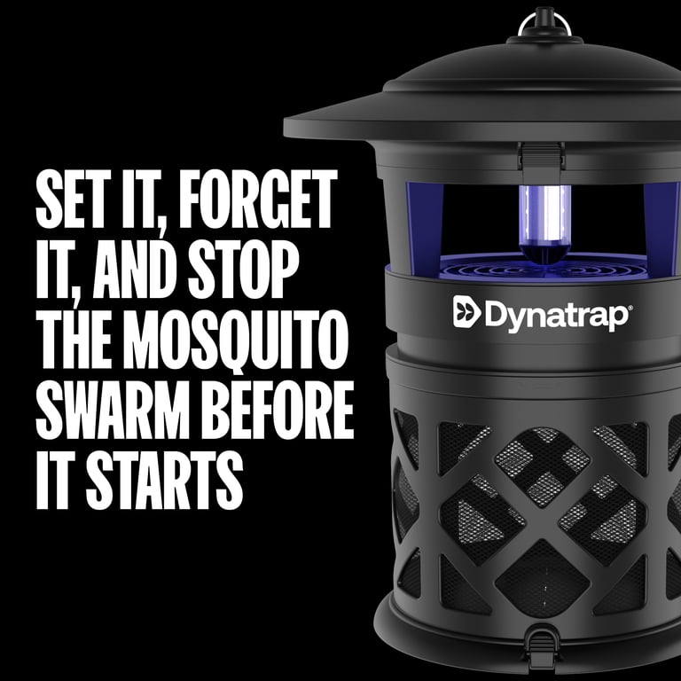 Dynatrap, Outdoor Insect Trap, 1/2 Acre, Black, UV-LED Light