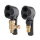 thumbnail image 4 of Inflator Pump Head Direct Replacement 2 in 1 Presta Schrader Compatible Car Tyre Inflator Connector for Bicycle -Sy, 4 of 5