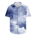 thumbnail image 5 of Summer Tops for Men Over 50 Button Down Blouses for Men Business Casual Tshirts Shirts Graphic Vintage 5X Summer Clothes for Short Men 2025 Vacation Short Sleeve Button Up Shirts for Men Pattern, 5 of 5