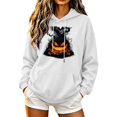 thumbnail image 2 of Ynynloco Women’s Loose Casual Pullover Shirt Tops, Halloween Round Neck Long Sleeve Hoodies Sweatshirt for Women, 2 of 5