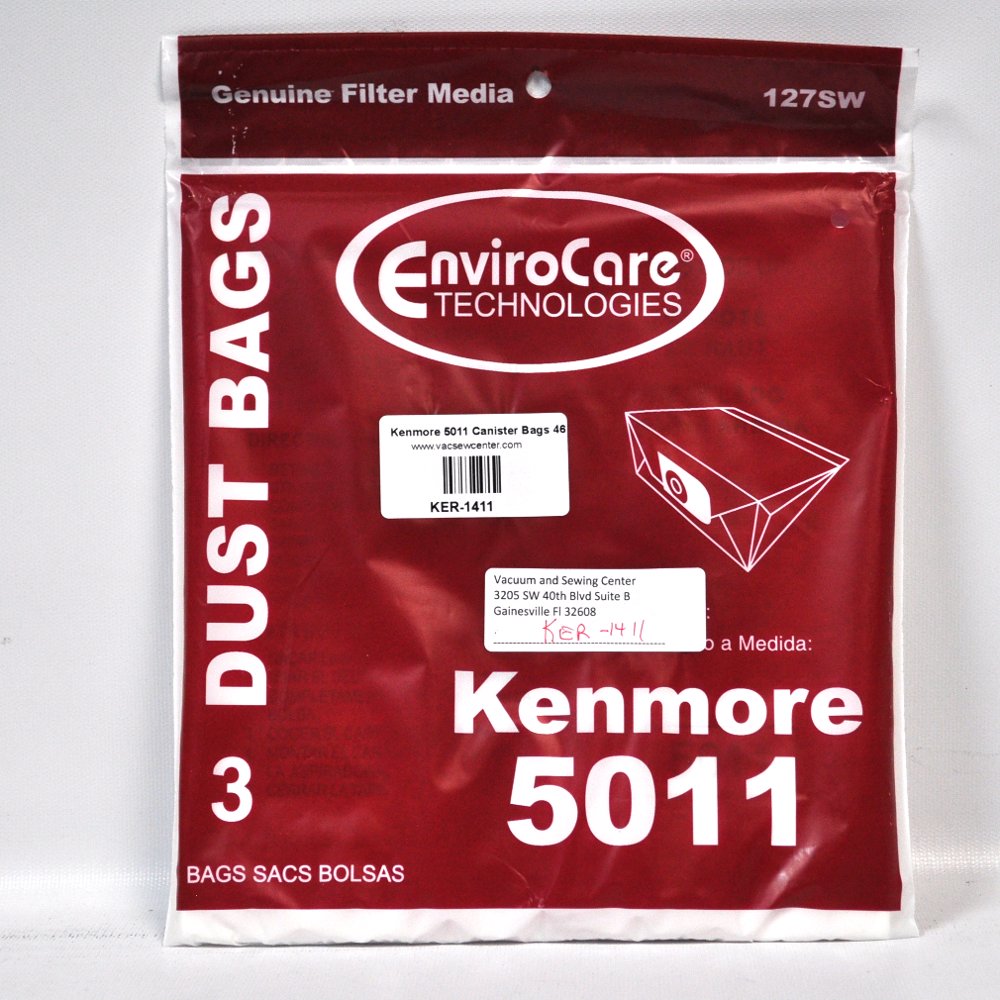 Kenmore 5011 Canister Vacuum Cleaner Bags