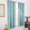 thumbnail image 3 of Colorful Yellow Banana 2pcs Blackout Curtains For Living Room Bedroom Grommet Top Window Set for Left And Right Biparting Open, 3 of 6