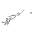 thumbnail image 4 of Barra de Vientre jinwen Accesorios de Moda Joyería Color Plata, 4 of 5