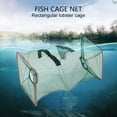 thumbnail image 4 of Red de pesca jaula trampa para cangrejos peces camarones aparejos de malla portátiles, 4 of 8
