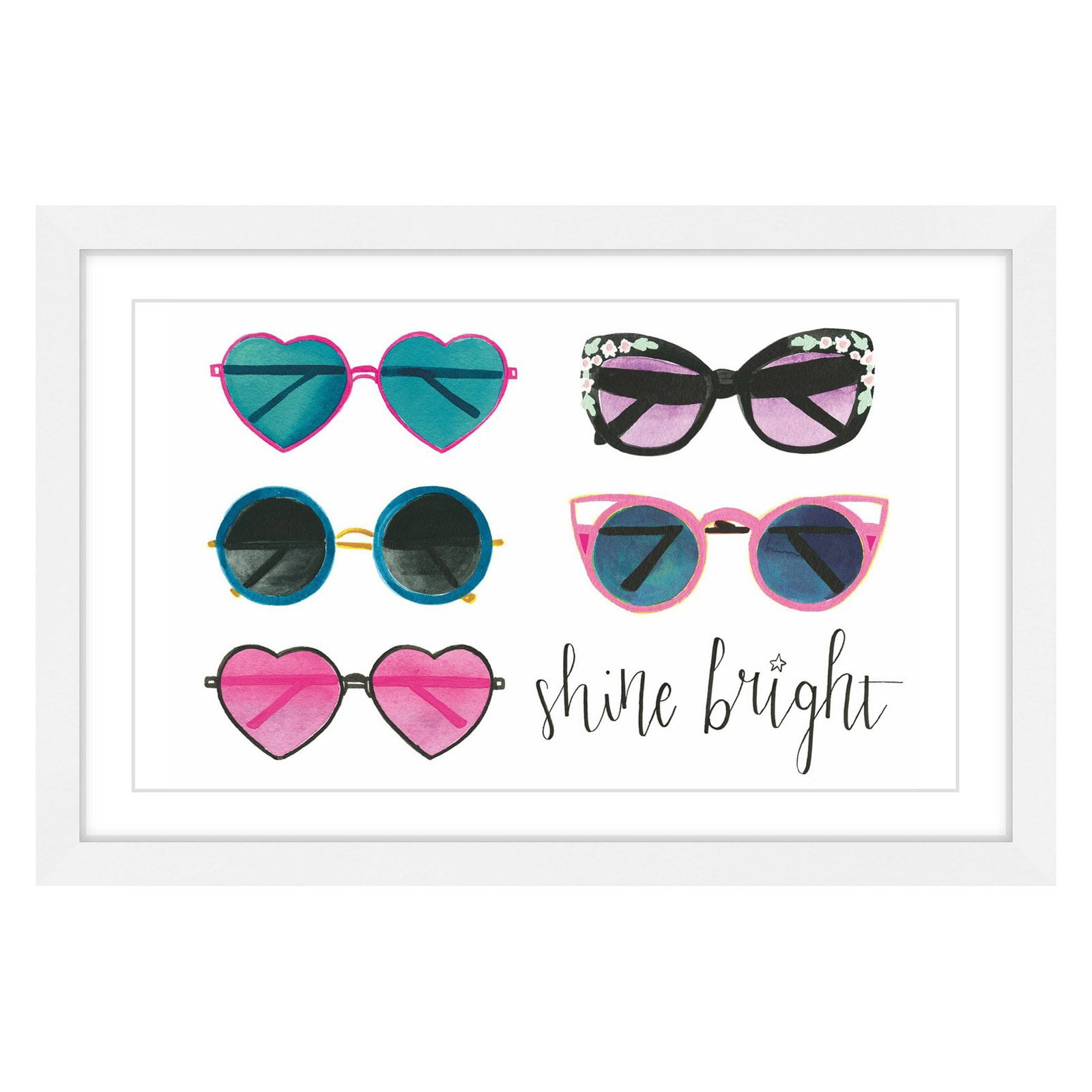 Marmont Hill "Shine Bright" by Molly Rosner Framed Painting Print