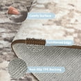 thumbnail image 4 of Modern Abstract Area Rug – Washable, Ultra-Thin Carpet with Non-Slip Backing, Mark Resistant, Non-Shedding, Easy Clean, Collapsible – Brown, 8x10ft (244x305cm), USA Stock, 4 of 7
