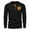 Black, variant on TMOYZQ Men's Long Sleeve Shirts Spring Casual Crewneck Pullover T-Shirt Stretch Textured Knit Tee Slim Fit Soft Button Up Blouse Tops with Pocket