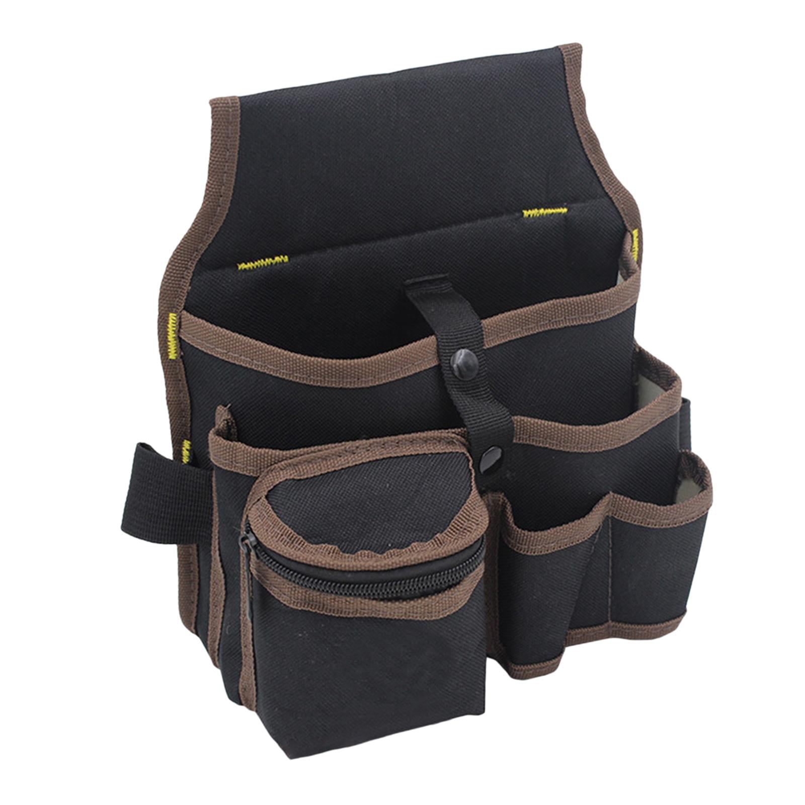 Multi-pocket Single Side Tool Belt Pouch/utility Belt Bag/tool Apron For  Carpenter/gardening/waist, Construction, Comfortable Adjustable Belt - Temu