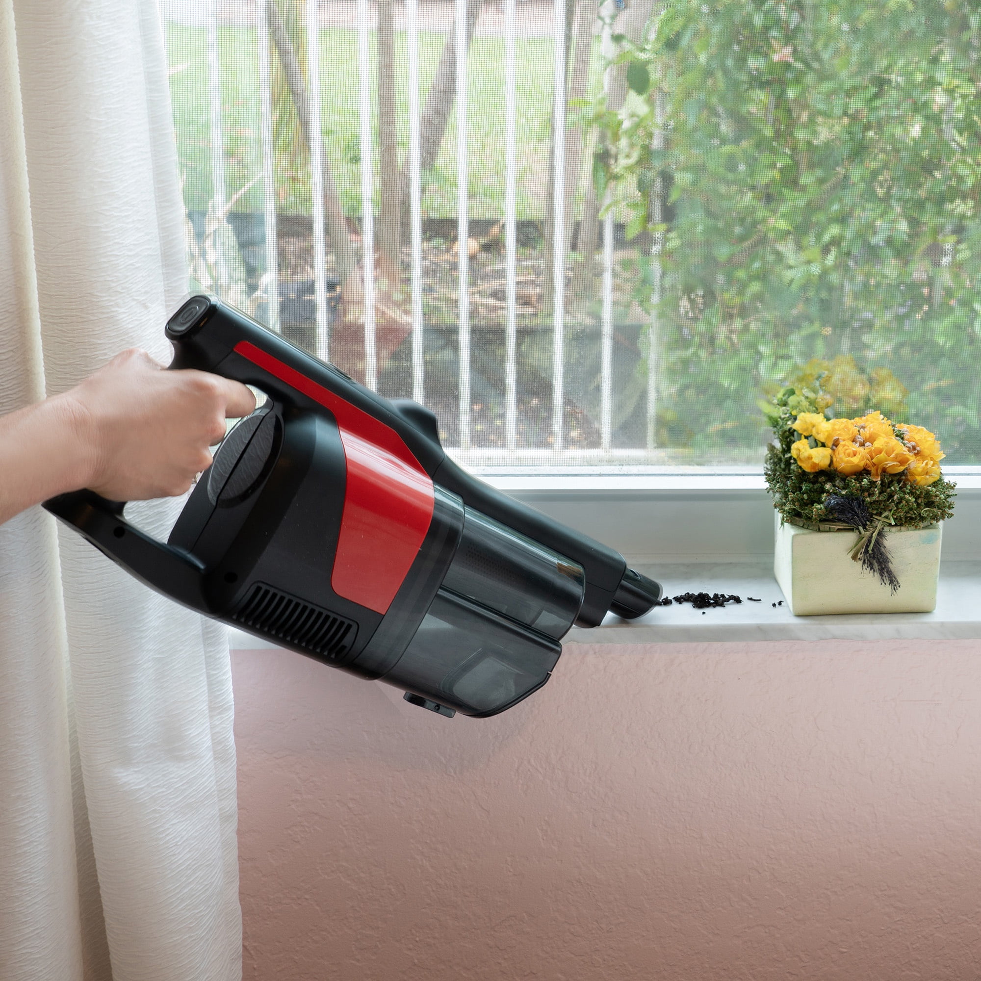 Dirt Devil Multi-Surface Stick Vacuum Cleaner - Self-Standing Design, 2-in-1 for Carpets/Hard Floors, Lightweight & Corded