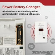 Kidde Smoke Detector Replacement Batteries, 9 Volt, 2 Count
