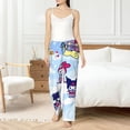 thumbnail image 6 of Saiise Sanrio Av Womens Pama Pants Stretch Comfy Lounge Pants Drawstring Sleep Bottoms with Pockets, 6 of 7