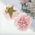 thumbnail image 3 of Unique Bargains 2 Pcs Hair Clip Grace Artificial Flower Peony Duckbill Clip Purple Pink, 3 of 5