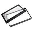 thumbnail image 5 of HEVIRGO Clear 36 Slots Ring Display Holder Earring Jewelry Storage Box Organizer Black Paper, 5 of 7