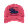thumbnail image 4 of Unisex 911 Never Forget Hats 9/11 25th Anniversary Baseball Cap We Will Never Forget Hat 9/11 Patriot Day Commemorative Trucker Hat Red, 4 of 5