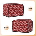 thumbnail image 3 of Yiaed Ho-Ho-Ho Print Two Slice Bread Machine Cover, Universal Size Kitchen Appliance Cover for Bread Machine,Bread Machine Cover, 3 of 7