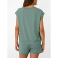 thumbnail image 4 of Conjunto de dos piezas AUTOMET Women's Lounge Summer Outfits 2025 Green, 4 of 6