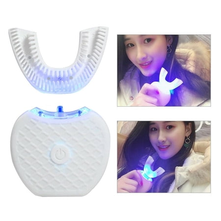 U-Shape 360 Degrees Intelligent Automatic Sonic Electric Toothbrush U Type 4 Modes Tooth Brush USB C