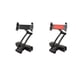 thumbnail image 5 of Riwesomey Soporte plegable para reposacabezas de tableta, soporte para teléfono móvil para asiento trasero de vehículo, accesorios de cuna de aleación Ventana automotriz Negro Riwesomey VI017015-01, 5 of 6