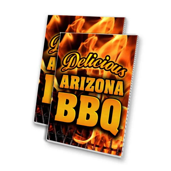 Arizona BBQ (24" X 36") 4mm Corrugated Plastic Panel, Graphics Applied To 1 Side (Pk of 2)
