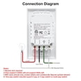 thumbnail image 4 of Smart WiFi Light Switch - 1 Gang Touch Wall Switch, Single Pole,Need Neutral Wire, Compatible with Alexa Google Assistant, 4 of 7