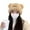 Khaki, variant on Joernso Women Winter Hat Cartoon Bear Ear Decor Thick Plush Pure Color Elastic Thick Warm Windpoof Soft Fuzzy Anti-slip Lady Beanie Cap