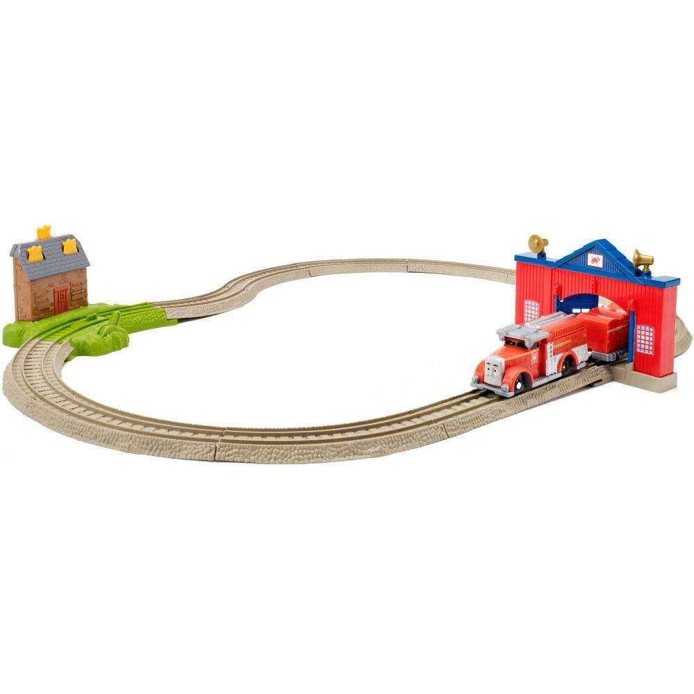 thomas trackmaster fiery rescue set