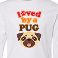 thumbnail image 4 of Inktastic Pug Dog Gifts Long Sleeve Youth T-Shirt, 4 of 5