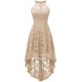 thumbnail image 1 of Vestido Dressystar Halter de encaje para cóctel, invitada a boda, mujer, 1 of 7