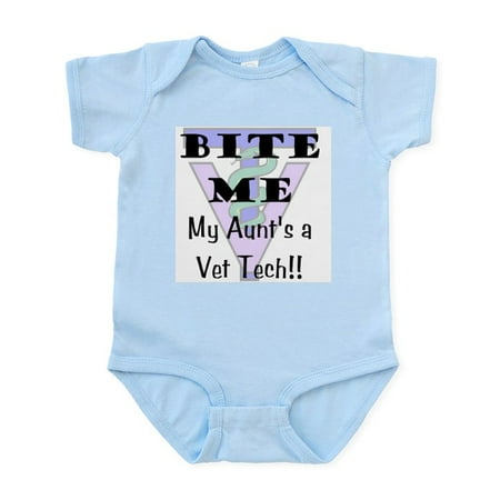 

CafePress - Infant Bodysuit Aunt Vet Tech - Baby Light Bodysuit Size Newborn - 24 Months