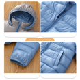 thumbnail image 5 of Splozh Boys' Winter Jacket Heavyweight Quilted Puffer Jacket Insulated Hooded Outerwear Coat for Boys,Blue 6-8 Years, 5 of 6