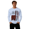 thumbnail image 4 of Men’s 250 Years Patriotic Long Sleeve T-Shirt, 1776-2026 American Flag Graphic Tee For Daily Wear And Workout Activities, 4 of 4