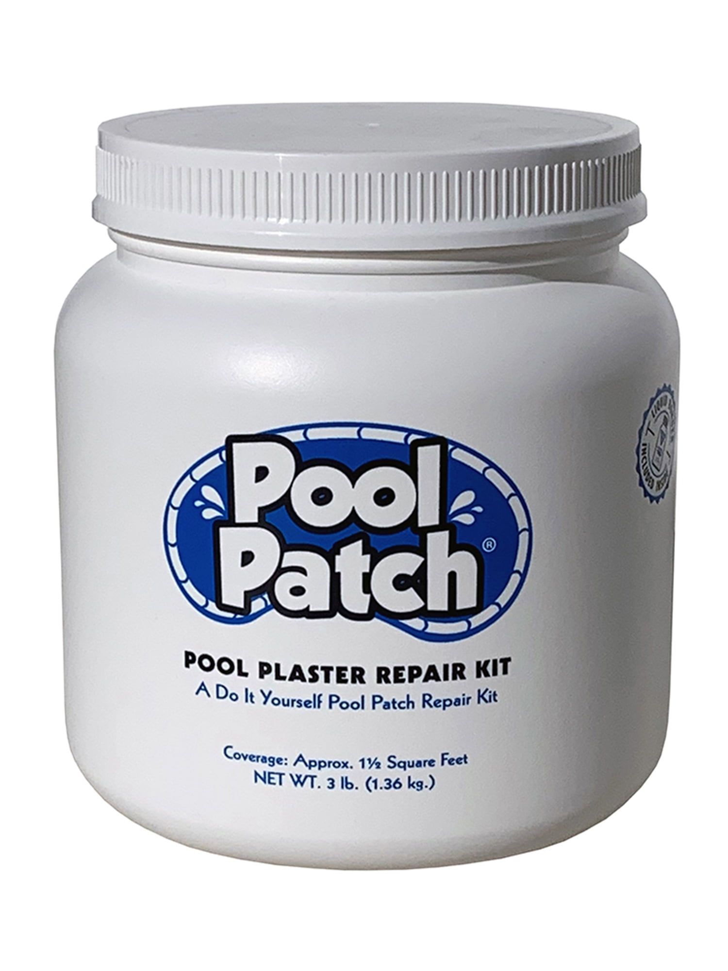 Pool Patch Pool Plaster Repair Kit, 3Pound, White