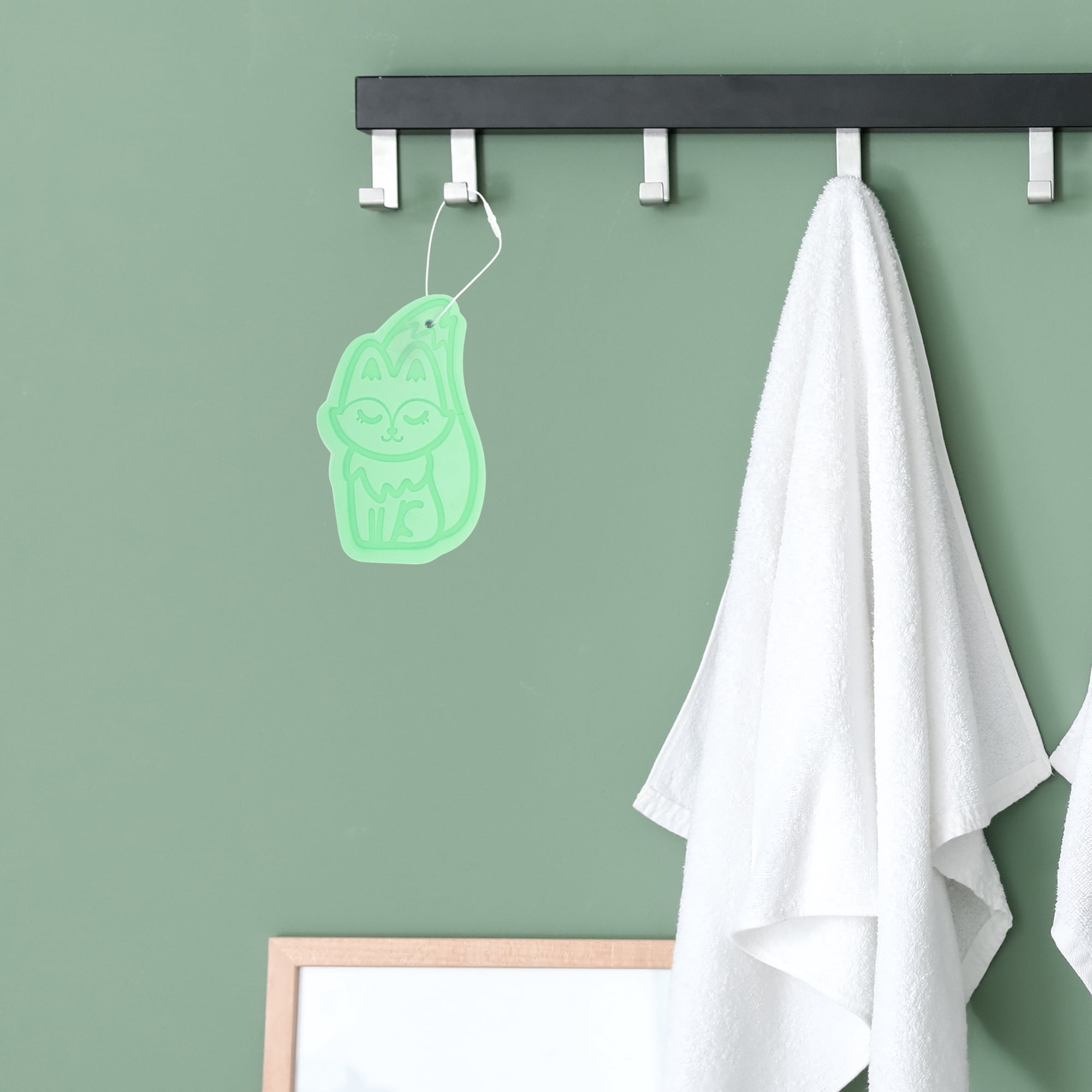 Unique Bargains Cartoon Bath Sponge for Shower 4.33"x2.56"x0.79" Green