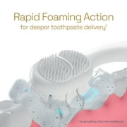 Colgate Total Active Prevention Foaming Clean Medium Toothbrush, White, 2 Pack