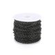 thumbnail image 1 of Minnieouse Cadena redonda Collares Cola cruzada Accesorios sueltos Cuerdas Colgante Cable de acero Galvanoplastia Adornos de joyería Ropa, zapatos y accesorios Miscelánea gris negro Minnieouse AP015409-03, 1 of 6