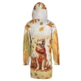 thumbnail image 2 of Welcome Fall Golden Retriever Enjoys School Time Autumn Fall Leaves All Over Print 3D Hooded Duffle Toggle Coat Goldens Dog Lover Gifts Idea - 02013, 2 of 6
