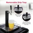 thumbnail image 4 of Frigidaire 6.1 Cubic Foot Kegerator Beer Bar, Stainless Steel, 4 ft, Commercial, Refrigerators, 4 of 10