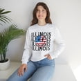 thumbnail image 7 of Illinois IL Moving Vacation Sweatshirt, Gifts, Crewneck, 7 of 7