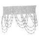 thumbnail image 1 of Accesorios de Cadena de La Cadera de La Danza Del Vientre de La Bufanda de La Cadena de La Cintura de La Borla Del Cristal Del Brillo - Plata, Estilo 2 Sunnimix cinturón de la cadena de la cintura de la danza de vientre, 1 of 8