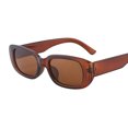 thumbnail image 1 of Fashion Retro Small rectangular Frame Punk Sunglasses For Women Vintage Square Summer Rectangle Sun Glasses Eyewear Shades Style 5, 1 of 6
