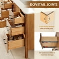 thumbnail image 6 of Altair-15 72" Double Bathroom Vanity in Mango Brown with Grain White, 6 of 16