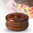 thumbnail image 6 of Fiocias Wooden Bowl Container Home Decoration for Salad Decorative Wooden Ramen Bowl for 16cmx7.5cm, 6 of 9