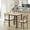 Black, variant on Dining Tables HOMCOM 3 Piece Dining Table Set for 2, Modern Kitchen Table and Chairs, Dining Room Set for Breakfast Nook, Small Space, Apartment, Space Saving,Wooden Dining Tables