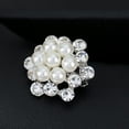 thumbnail image 2 of Xinyolin Brooch Pin Alloy Crystal Flower, Wedding Jewelry Accessory, 2 of 7