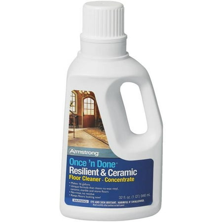 Armstrong Once and Done Resilient & Ceramic Floor Cleaner Concentrate (Best Ceramic Floor Cleaner)