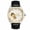 Whitegold, variant on Men's Automatic Mechanical Square Case Genuine Leather Business Watch with Rhinestone Markers Luminous Hands