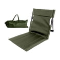 thumbnail image 2 of S SERENABLE Coussin de Siège Portable Oxford avec Sac de Transport pour Randonnée Concerts Randonnée Vert, 2 of 9