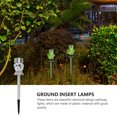 thumbnail image 2 of 4 unids solar energía lámparas decorativas jardín adornos diamante diseño lámparas blancas, 2 of 7